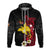 Papua New Guinea Independence Hoodie PNG Kumuls Tribal Crocodile LT7 - Polynesian Pride