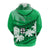 Custom Fiji Day Hoodie Flying Fijians Masi Kesa Style Green LT7 - Polynesian Pride