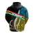 Custom Vanuatu Torba Province Hoodie Torba Flag Polynesian Pattern LT7 - Polynesian Pride