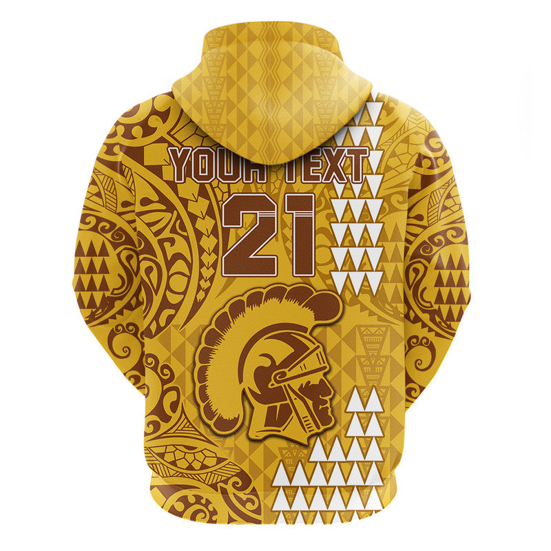 Custom Hawaii Mililani High School Hoodie Tribal Kakau LT9 - Polynesian Pride