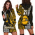 (Custom Personalised) Hawaii Nanakuli High School Hoodie Dress Tribal Kakau LT9 Yellow - Polynesian Pride