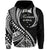 Federated States of Micronesia Independence Day Hoodie Black Polynesian Wave Style LT9 Zip Hoodie Black - Polynesian Pride