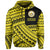 Polynesian Protect Mauna Kea Kanaka Maoli Hawaii Hoodie Yellow Quarter Style - Polynesian Pride