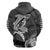 Custom Hawaii Hoodie Shark and Turtle Mix Kakau LT9 - Polynesian Pride