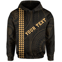 Polynesian Kakau Turtle OHANA Map of Hawaii Custom Hoodie - Polynesian Pride