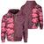 Hawaii Hibiscus Polynesian Hawaiian Hoodie Zip Curtis Style Pink Unisex Pink - Polynesian Pride