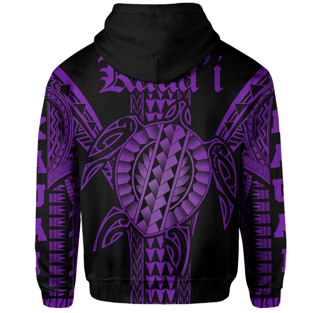 Kauai Island Polynesian Hoodie Zip Comely Style - Polynesian Pride