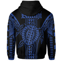 Kalihi Polynesian Hoodie Zip Comely Style - Polynesian Pride