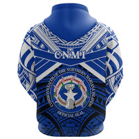 Northern Mariana Islands Rugby Zip Hoodie Spirit CNMI - Polynesian Pride