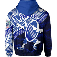 Manu Samoa Rugby Hoodie Dab Trend Creative - Polynesian Pride