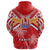Tahiti Rugby Hoodie Polynesian Coat of Arms and Flag - Polynesian Pride