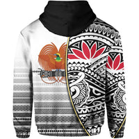 Papua New Guinea Rugby Zip Hoodie PNG Impressive - Polynesian Pride