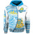 Custom Tuvalu Rugby Hoodie Special Custom Text and Number - Polynesian Pride