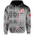 Custom Tonga Rugby Hoodie Impressive Version Black Custom Text and Number - Polynesian Pride