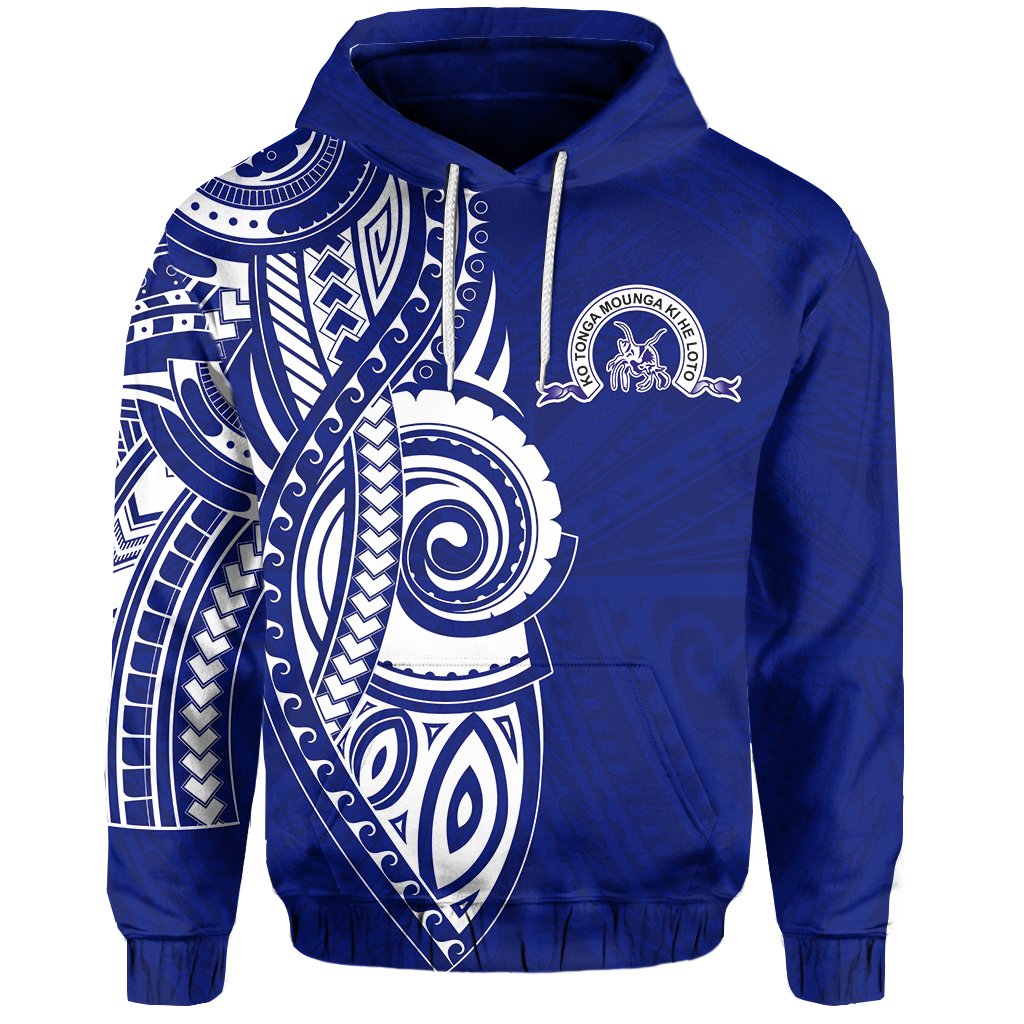 Tupou College Hoodie Unisex Blue - Polynesian Pride