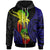 Polynesian Zip up Hoodie Polynesian Octopus Number Style Six Unisex Black - Polynesian Pride