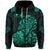 Aotearoa Super Rugby Zip Hoodie Maori Kiwi Turquoise Unisex Turquoise - Polynesian Pride