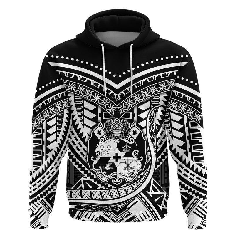 Tonga Coat of Arms Hoodie LT9 Pullover Hoodie Black - Polynesian Pride