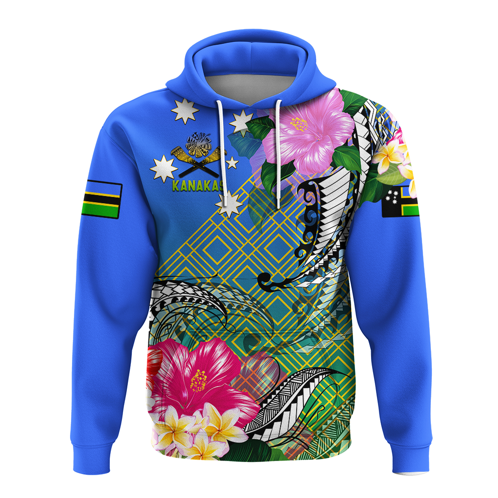 South Sea Islanders Kanakas Hibiscus Polynesia Hoodie LT2 - Polynesian Pride
