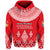 Tonga Kupesi Ngatu Merry Christmas Hoodie LT9 Pullover Hoodie Red - Polynesian Pride