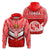 Tonga Rugby Mate Maa Tonga Tapa Pattern Hoodie LT2 Hoodie RED - Polynesian Pride