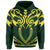 Hawaii Kanaka Polynesian Football Jersey Hoodie Green Bernice Style - Polynesian Pride