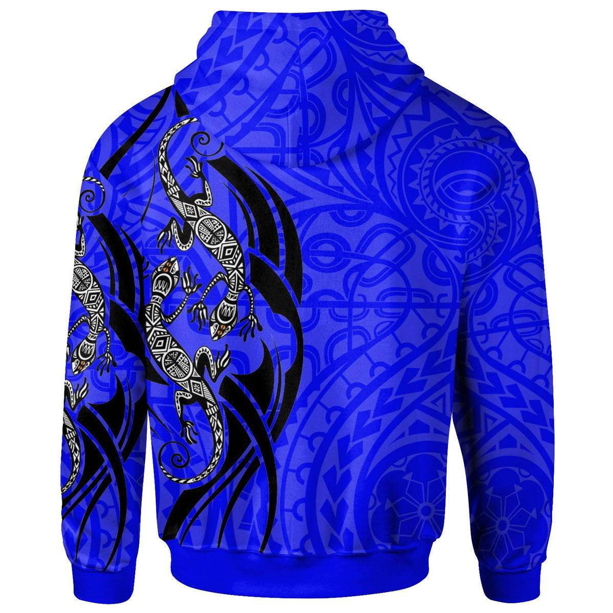 Hoodie Polynesian Lizard Tattoo - Polynesian Pride