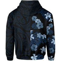 Tropical Polynesian Hawaiian Hoodie Curtis Style - Polynesian Pride