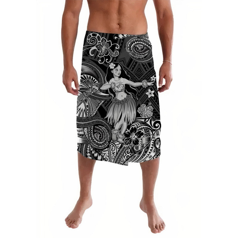 Hawaii Hula Girl Polynesian Lavalava Unique Style Black LT8 Black - Polynesian Pride