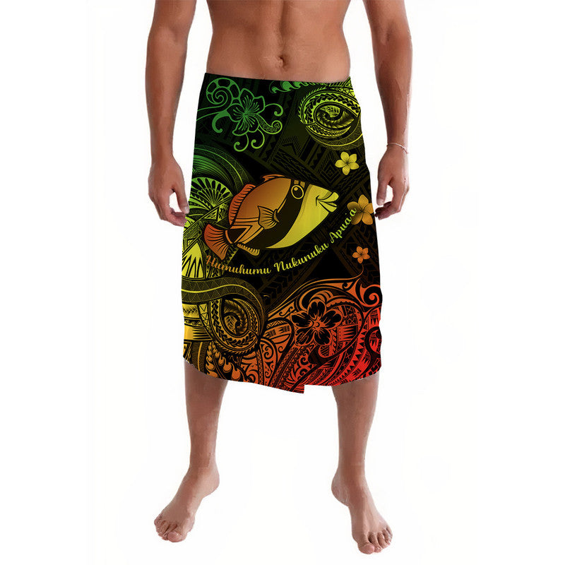 Hawaii State Fish: Humuhumu Nukunuku Apuaa Polynesian Lavalava Unique Style Reggae LT8 Reggae - Polynesian Pride