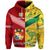 Custom Tonga Ikale Tahi Ngatu and Australia Wallabies Aboriginal Hoodie Rugby Together LT8 Pullover Hoodie - Polynesian Pride