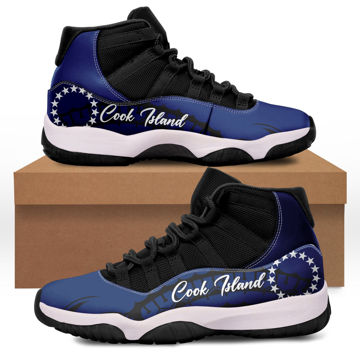 Cook Islands J11 Sneakers Special Style - Blue LT7 - Polynesian Pride