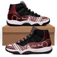 Cook Islands J11 Sneakers Simple Style - Red LT7 - Polynesian Pride