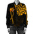 hawaiiJacket - James Campbell High Women's Bomber Jacket - Forc Style AH Black - Polynesian Pride