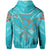 Hawaiian Kanaka Map Football Jersey Hoodie Cyan Roger Style - Polynesian Pride