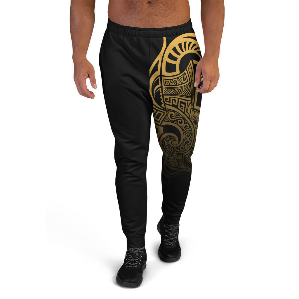 Polynesian Jogger - Gold Tribal Patterns Gold - Polynesian Pride