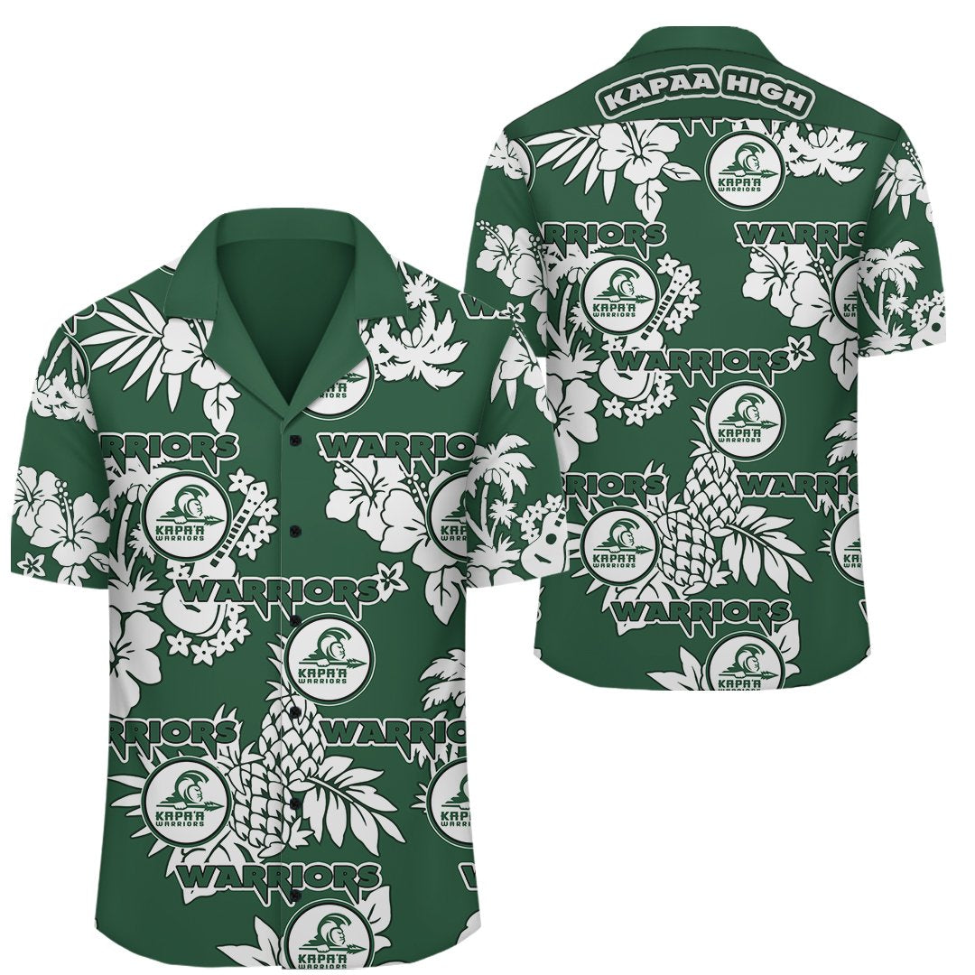 Hawaii Hawaiian Shirt - Kapaa High Hawaiian Shirt - AH Unisex Green - Polynesian Pride