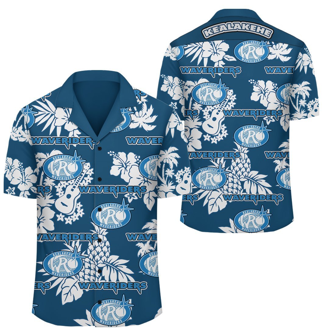 Hawaii Hawaiian Shirt - Kealakehe High Hawaiian Shirt - AH Unisex Blue - Polynesian Pride