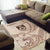 Kiribati Area Rug - Hibiscus Flowers Vintage Style - Polynesian Pride