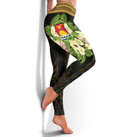Kiribati Leggings - Polynesian Gold Patterns Collection - Polynesian Pride