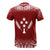 Kosrae All Over T Shirt Fog Red - Polynesian Pride