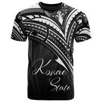 Kosrae State T Shirt Cross Style Unisex Black - Polynesian Pride