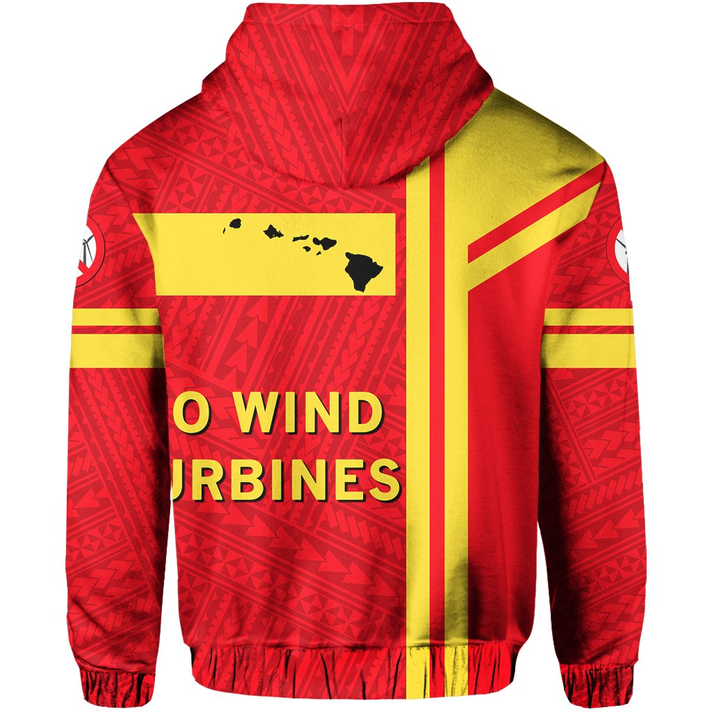 Kahuku Polynesian Royal No More Turbines Hoodie (Zip) - Polynesian Pride