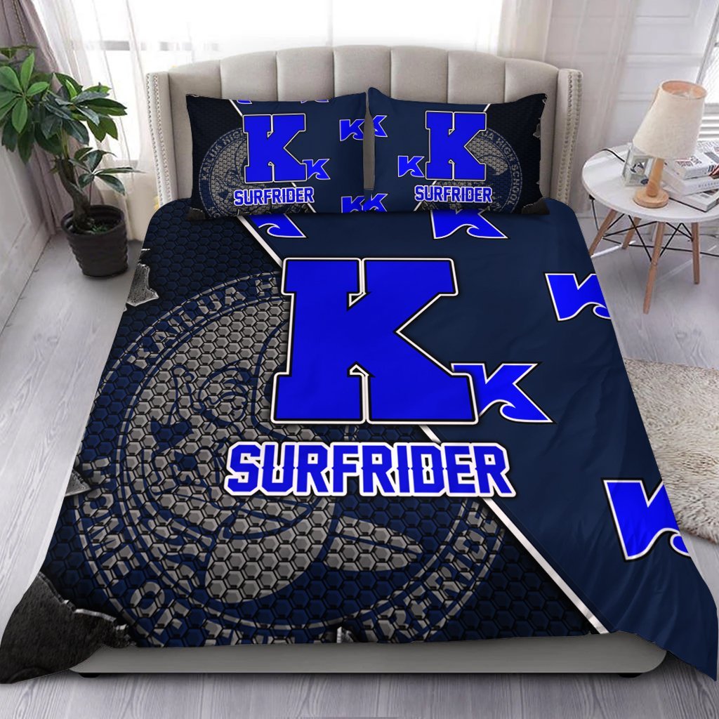 Hawaii Bedding Set - Kailua High Bedding Set - AH Blue - Polynesian Pride