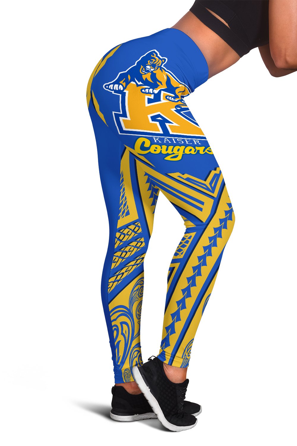 Hawaii - Kaiser High Leggings - AH Blue - Polynesian Pride