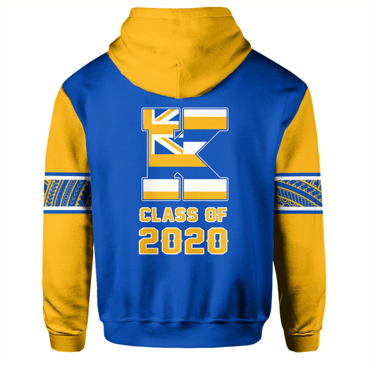 Custom Hawaii Hoodie Kaiser High Custom Your Class Zip Hoodie - Polynesian Pride