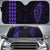 Kakau Polynesia Fish Hook Hawaii Car Sun Shade Auto Sun Shade Universal Fit Purple - Polynesian Pride