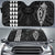 Kakau Polynesia Fish Hook Hawaii Car Sun Shade Auto Sun Shade Universal Fit White - Polynesian Pride
