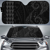 Kakau Polynesia Hawaii Car Sun Shade Auto Sun Shade Universal Fit Gray - Polynesian Pride