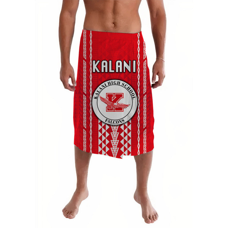 Hawaii Kalani High School Lavalava Falcons Simple Style LT8 Red - Polynesian Pride